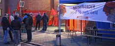 Warnstreik der IG-Matall am 2.2. in Wrfurt Warnstreik der IG-Matall am 2.2. in Wrfurt